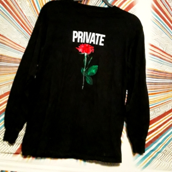 Forever 21 Men Small Longsleeve Black Teeshirt - Picture 2 of 9